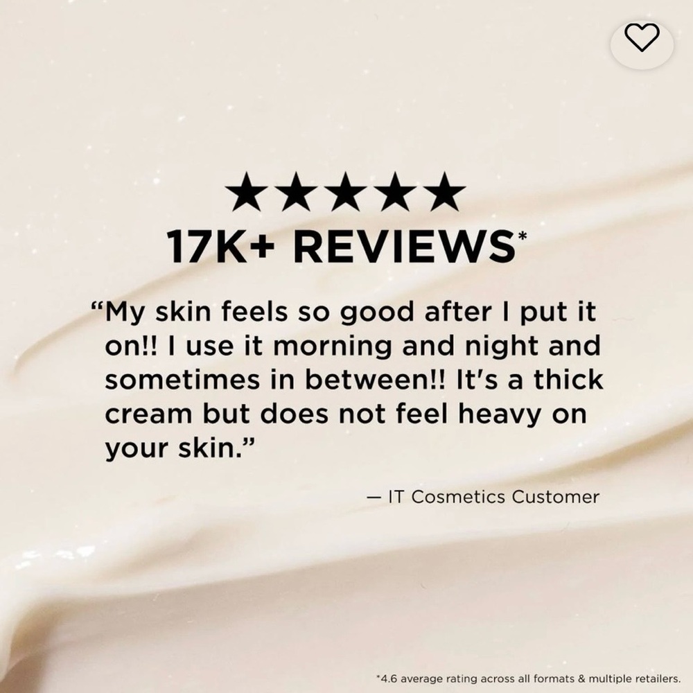 IT Cosmetics Confidence in a Cream anti aging hydrating moisturizer - Picture 2 of 14